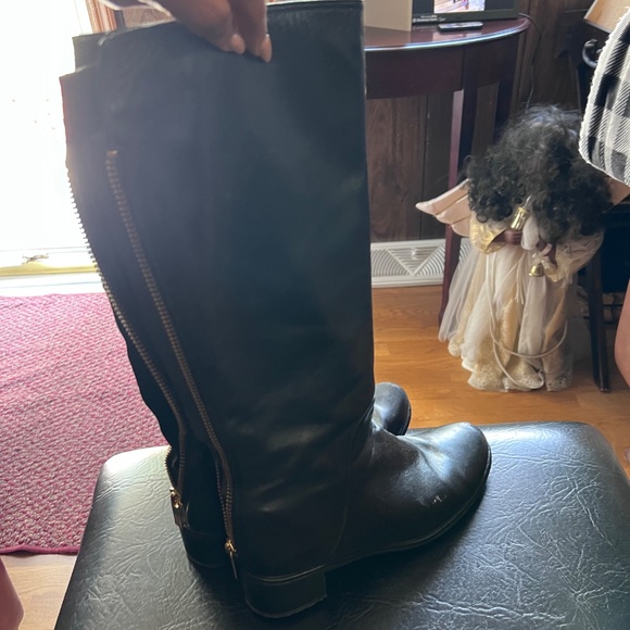 Stuart Weitzman black leather boots size 10 - Picture 3 of 5